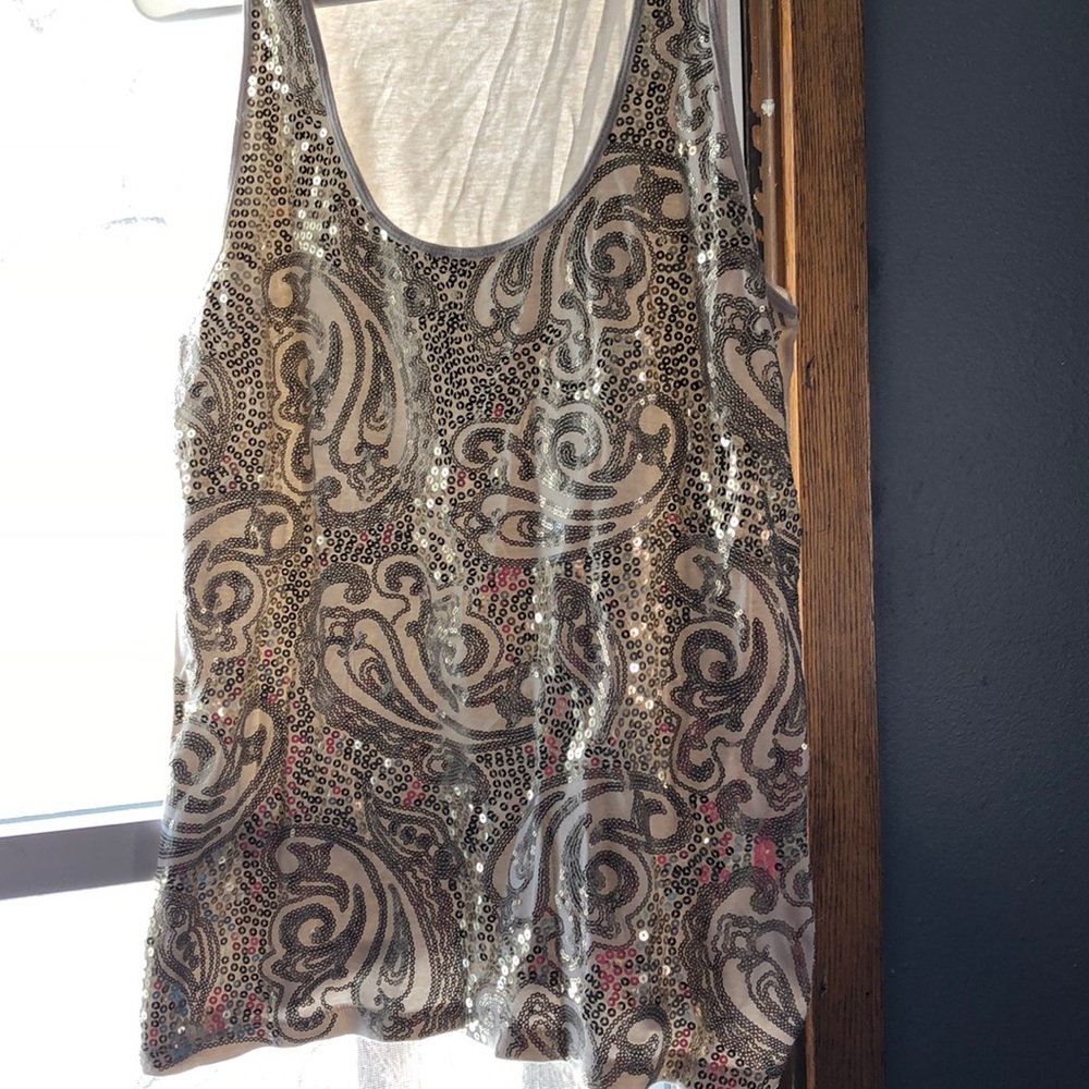 Cute sparkle tank top